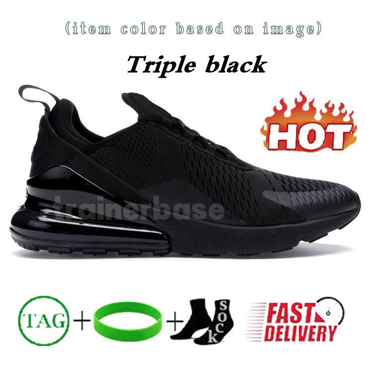 Designer shoe 270 running shoes mens 270s sneakers triple black white Houston San Francisco Core White Olive Light Bone Grape Brown red Men Womens Sport Sneakers - 6 of 8