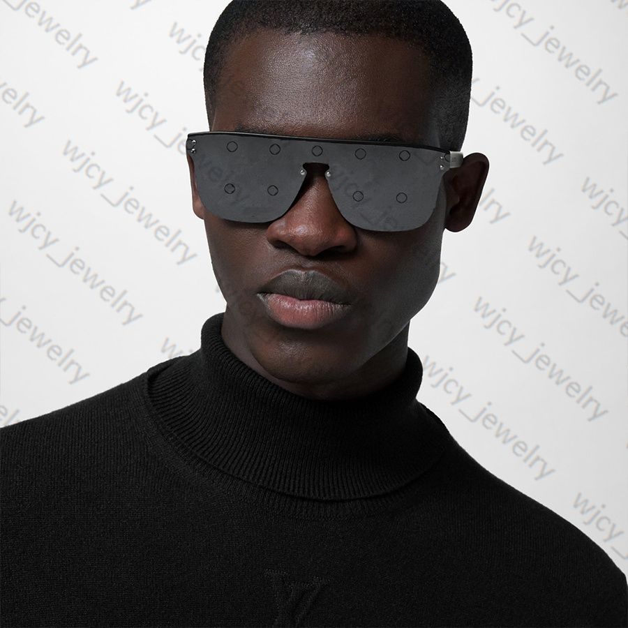 Designer Sunglasses Man Sunglasses Woman Fashion Glasses Rectangle Big Full Frame Letter Design for Man Women 5 Option Top Quality - 7 of 9