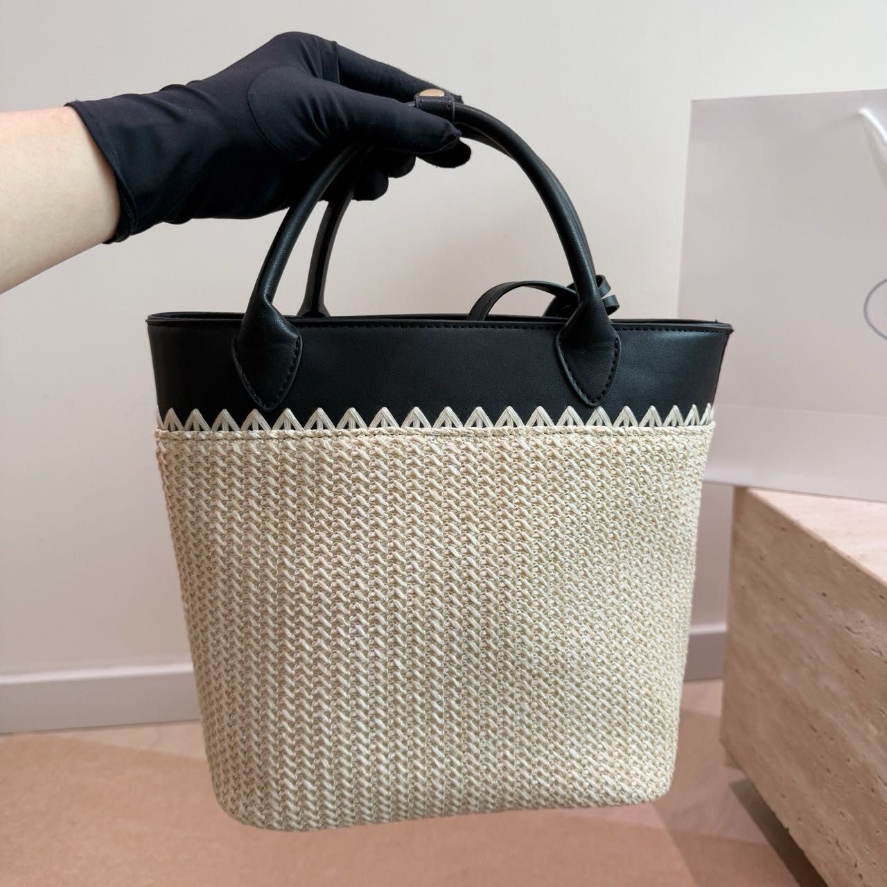 Designer Straw Beach Bags for Women Large Tote Women Crochet Handbags Summer Shoulder Bag Lady Travel Hobo Bag Purses Big Capacity Woven Shopper Holiday Bag PRPU - 6 of 8