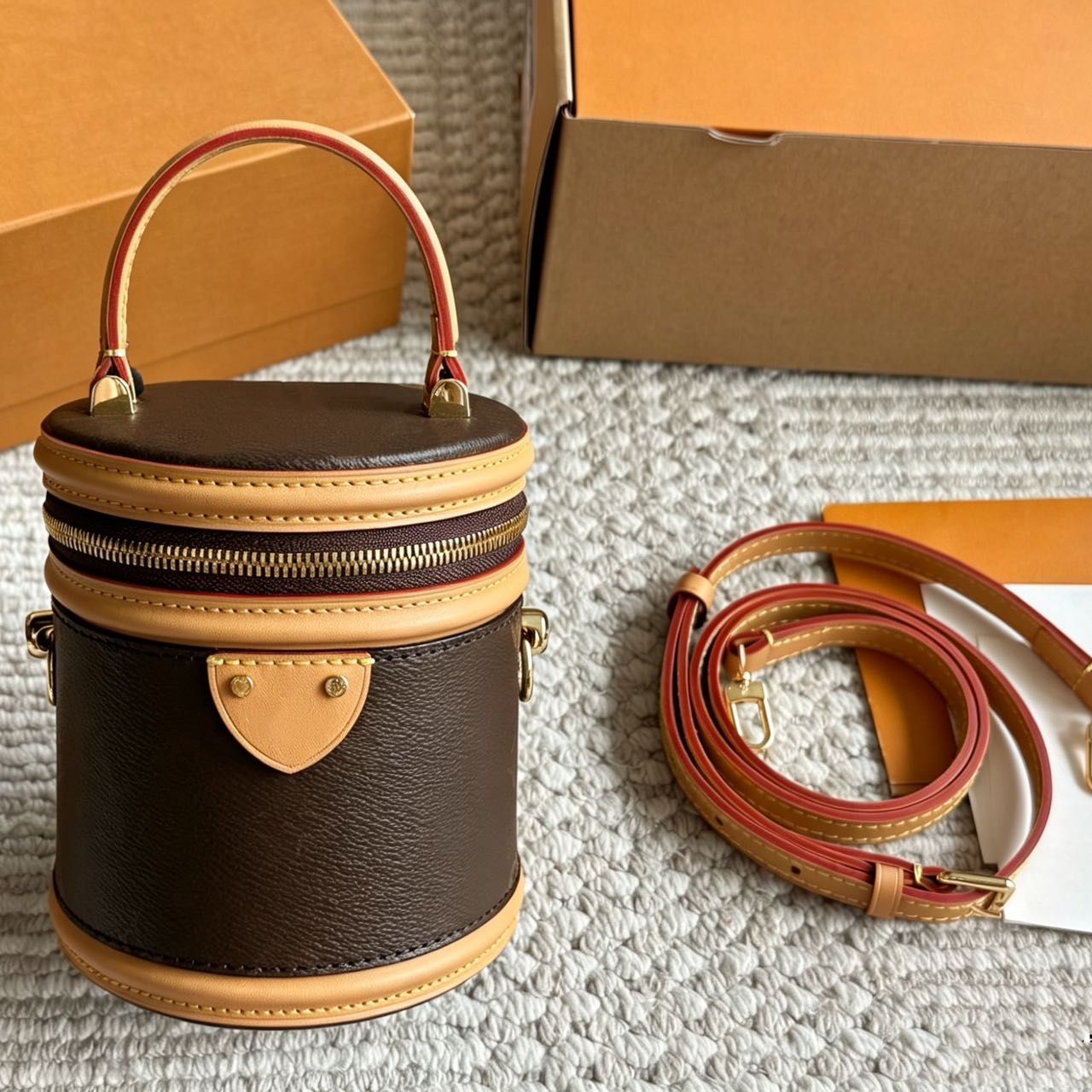 Vintage Designer Bags For Women Luxury Crossbody Handbags Totes Classic Metal Corner Shoulder Purses Retro Box Bag Fashion Messenger Bag With Box Womans Purse PRPU - 2 of 8