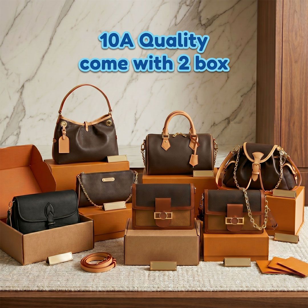 Vintage Designer Bags For Women Luxury Crossbody Handbags Totes Classic Metal Corner Shoulder Purses Retro Box Bag Fashion Messenger Bag With Box Womans Purse PRPU - 1 of 8