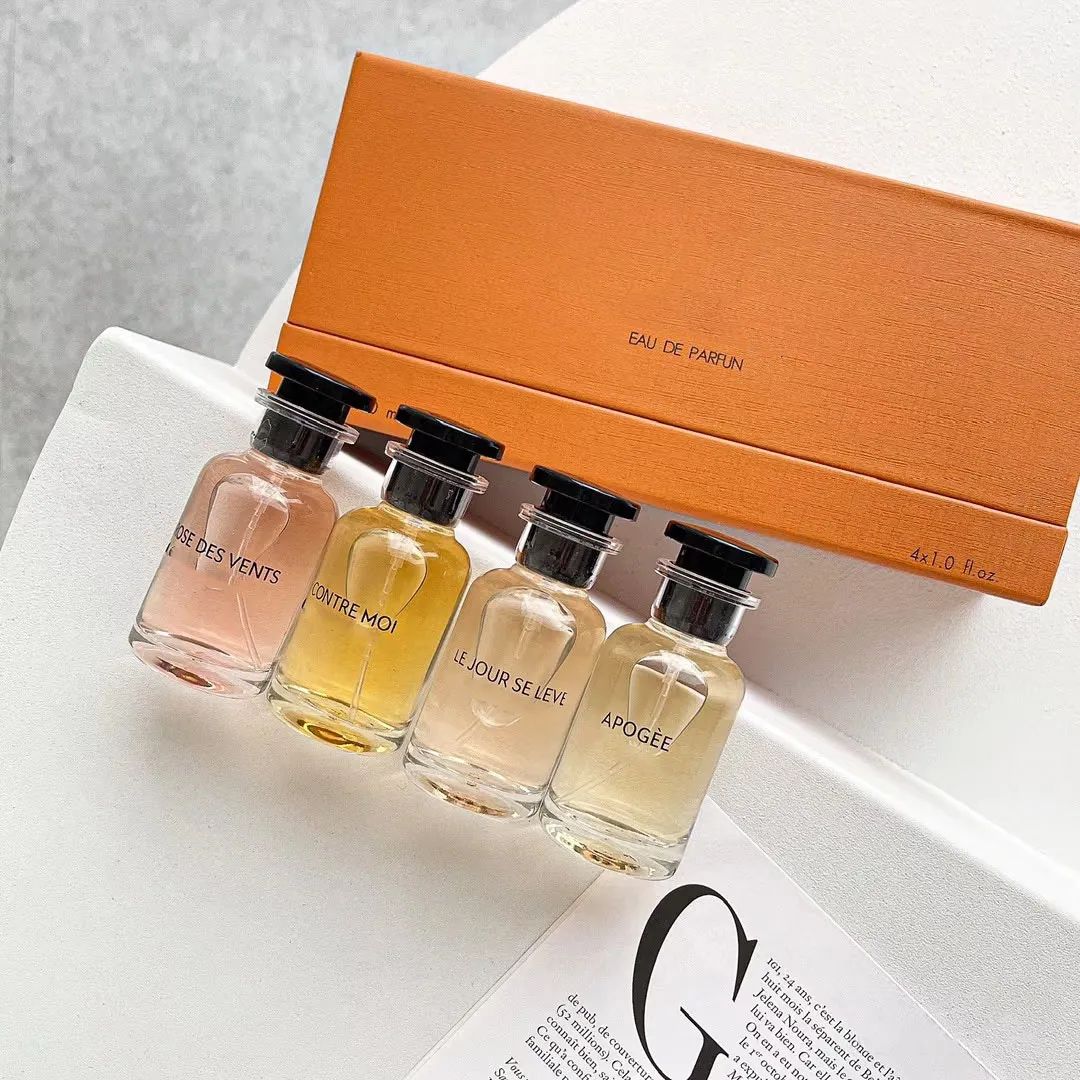 Designer 4*30ml Perfume Set 20 kinds gift box set Cologne 30ml 4pcs fragrances Kits Imagination Pacific Chill Parfum spray Long lasting Man Women perfumes Cologne - 1 of 3