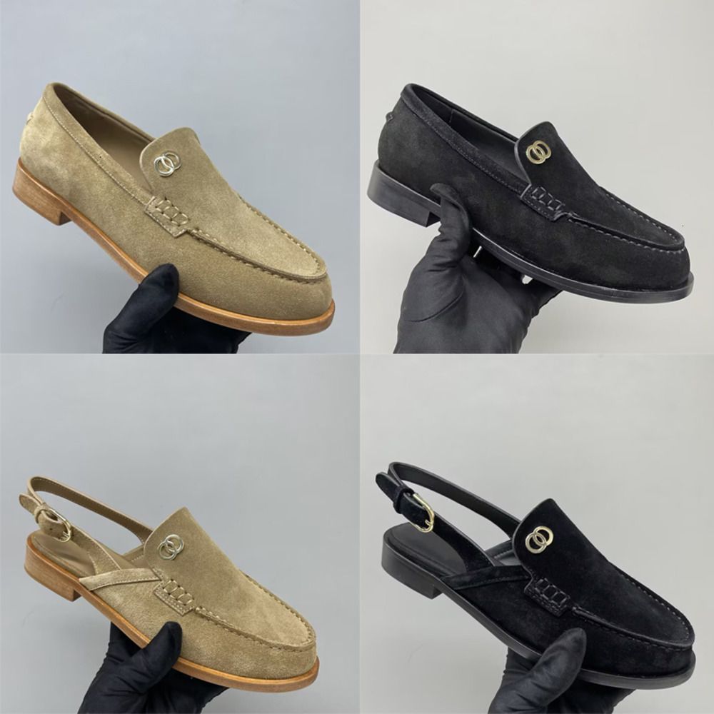 Designer Women High Quality Loafers Formal Shoes Ballet Flats Round Toe Women Dress Shoes Women Slingback Sandals 1044 - 1 of 8