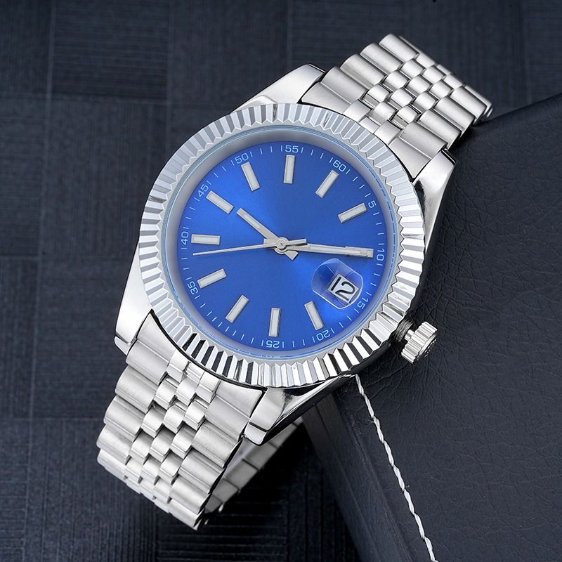 ZDR Mens Watches 40mm Automatic Mechanical Watch Full 904L Stainless Steel Blue Black Ceramic Sapphire Glass WristWatches Super luminous montre de luxe watch - 6 of 9