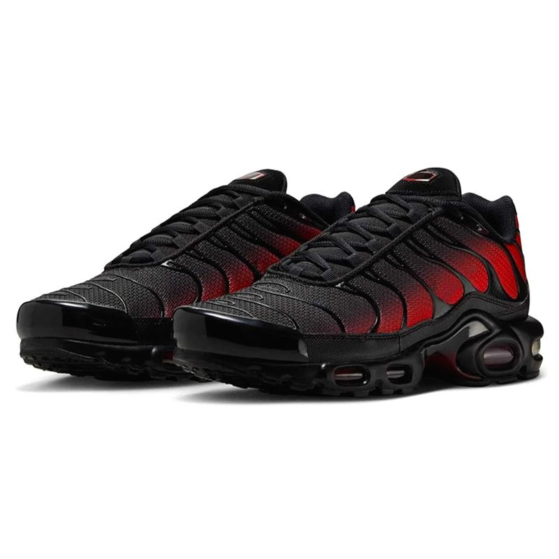 with box tn tns plus sneakers men women designer running shoes durable trainers outdoor comfortable sports shoe Triple Black White Grey Midnight Navy - 8 of 8