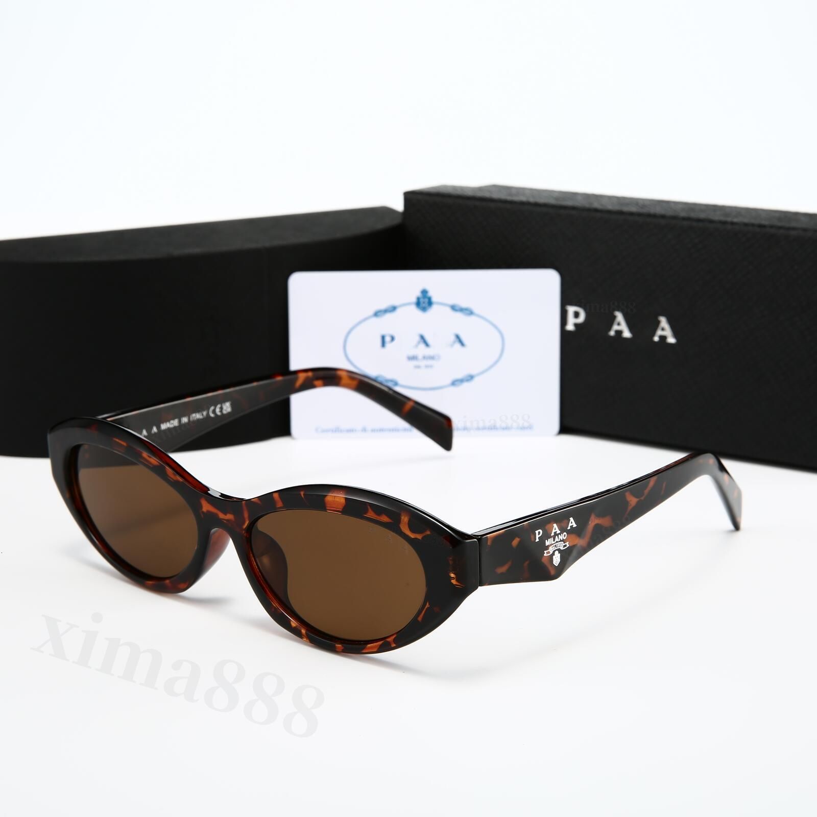 Top luxury Sunglasses designer womens Mens Wearing fashion hot selling senior Eyewear For Women eyeglasses frame Vintage Metal Sun Glasses With box - 9 of 9