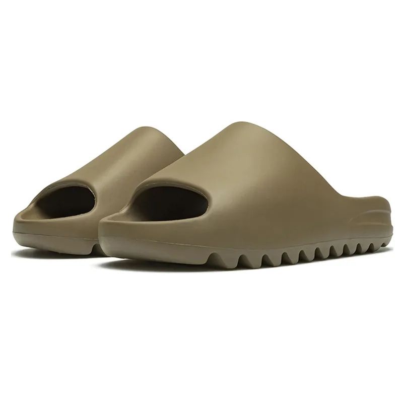 free shipping with box designer mens womens slides slippers sandals desert sand Bone Resin Slate Grey Glow Green slide sandal shoes summer - 6 of 8