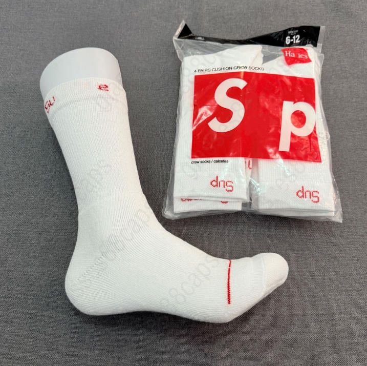 Luxury socks Men's socks designer style socks 4-piece pack sports socks fashionable casual socks women's socks - 2 of 9