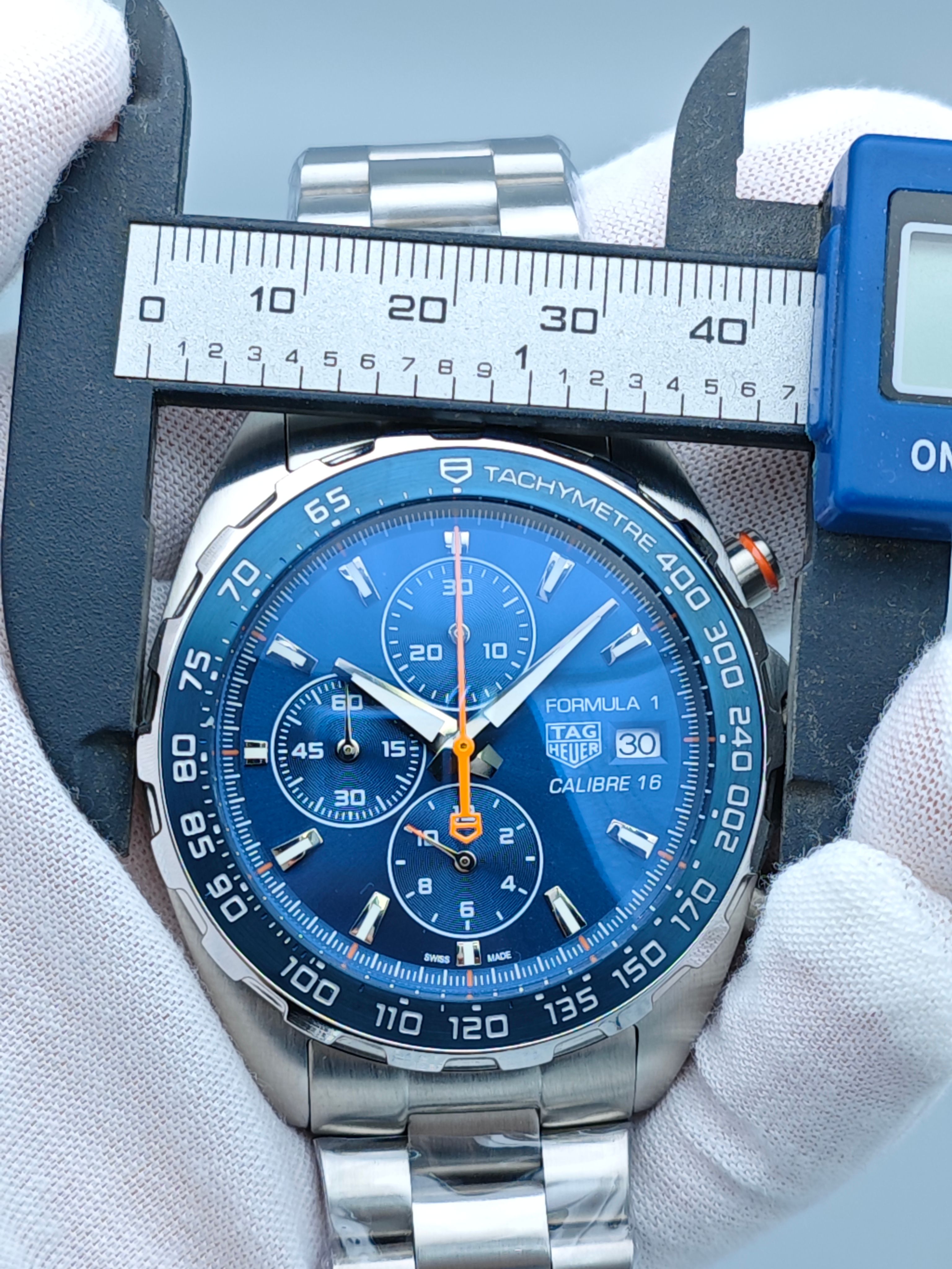 TAG Heuer Formula 1 Calibre 16 Chronograph Quartz Purchase Stainless Steel Men's Watch Stainless Steel Case Silver Case New Black Case - 7 of 8