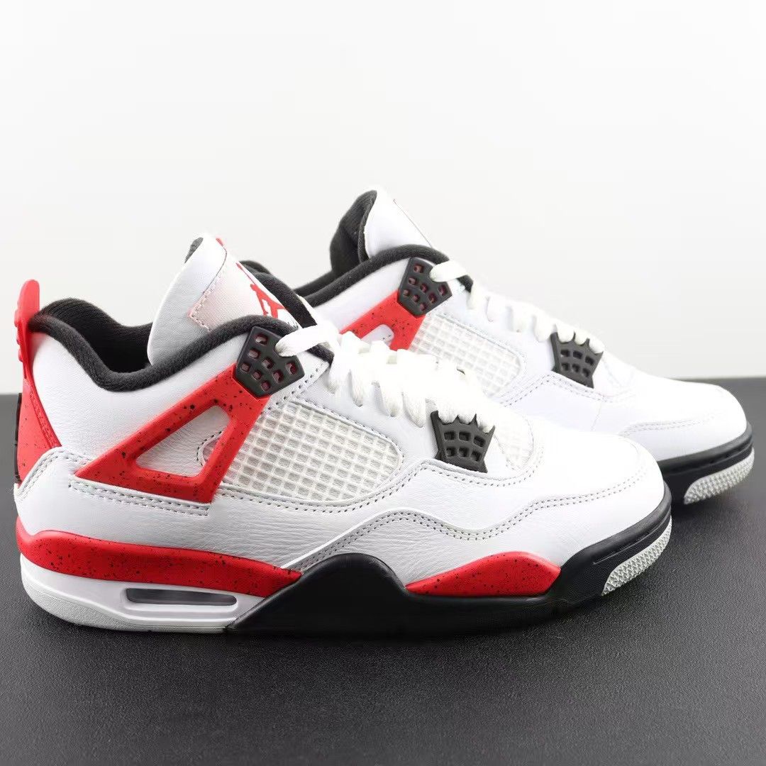 Designer 4s Basketball 4 Shoes For Men Women Black Cat Military Sail Thunder White Oreo Cool Grey Varsity Red Bred Sneakers Blue University Size 36-47 - 5 of 8