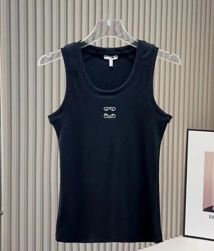 Designer Tank top Summer Women T Shirts Crop Top Sexy Off Shoulder Black Tank Casual Sleeveless Backless Shirt - 7 of 9