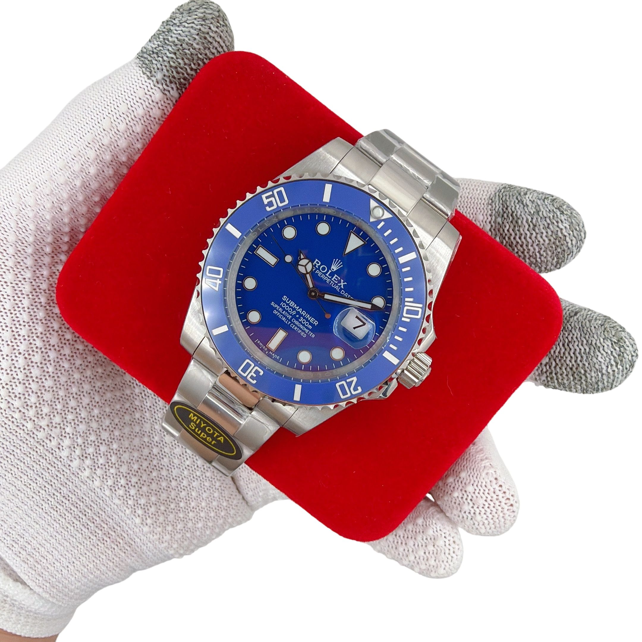 Rolex Submariner Automatic Stainless Steel Watch Ceramic Bezel Men's Watch Sapphire Glass Case New Black Case - 7 of 8