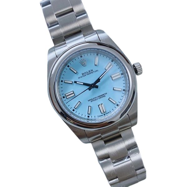 U1 Rolex Oyster Perpetual 100TH Automatic Stainless Steel Watch Bezel Men's Watch Sapphire Glass Case New Black Case - 8 of 8