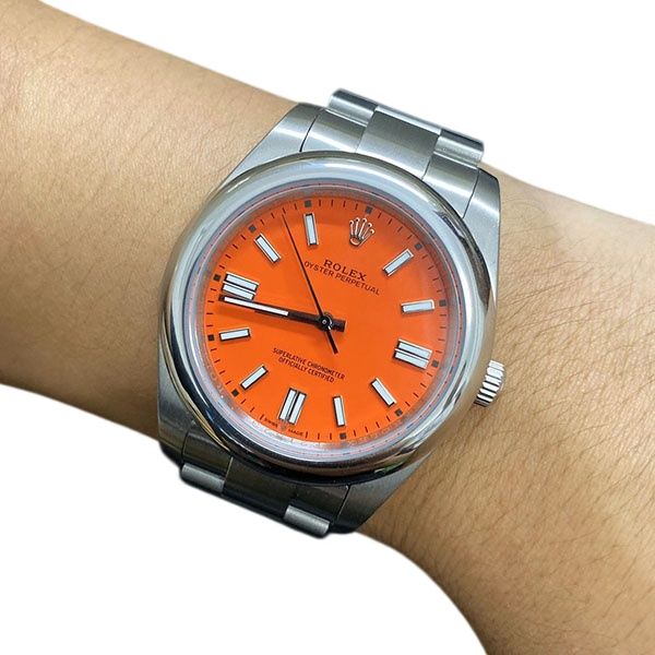 U1 Rolex Oyster Perpetual 100TH Automatic Stainless Steel Watch Bezel Men's Watch Sapphire Glass Case New Black Case - 7 of 8