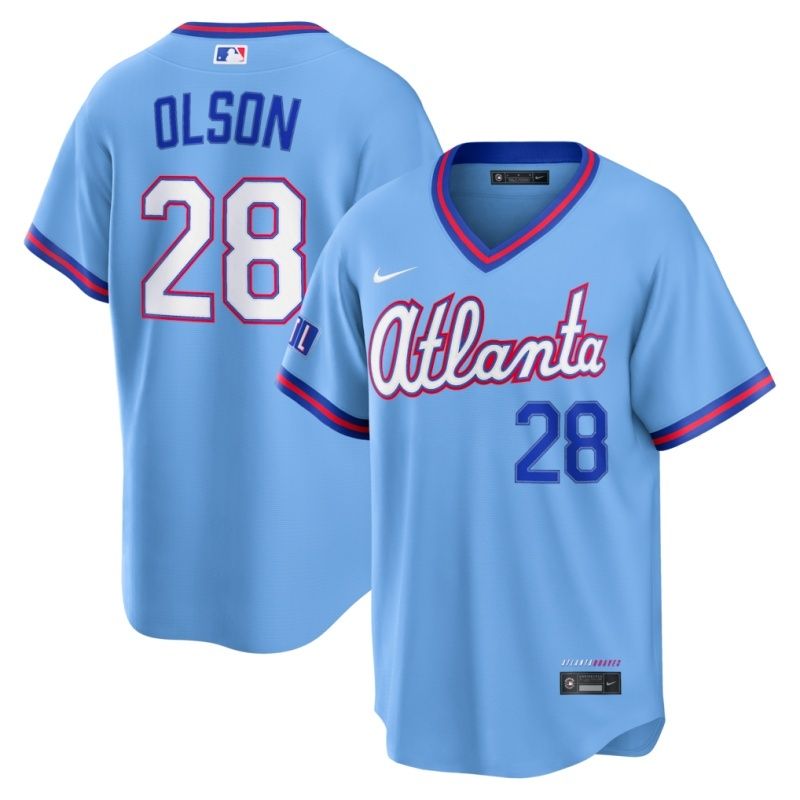 Men's Atlanta Braves Ronald Acuna Jr. White Home Replica Player Name Jersey - 3 of 8