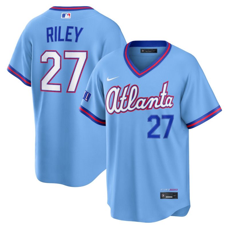 Men's Atlanta Braves Ronald Acuna Jr. White Home Replica Player Name Jersey - 2 of 8