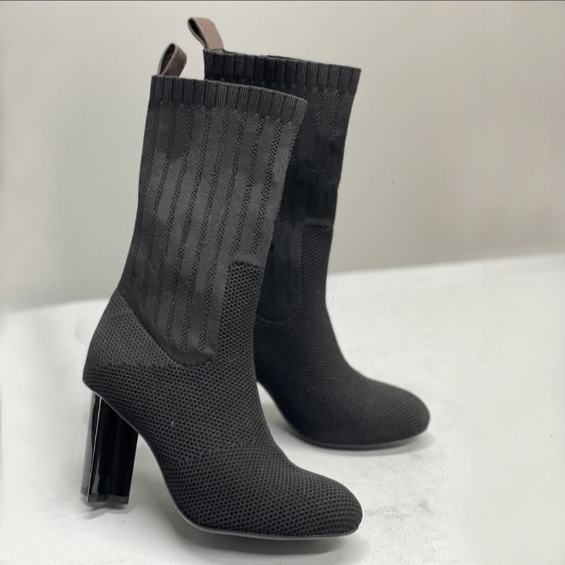 over the knee boots designer boots silhouette ankle boot heels shoes winter woman Fabric socks boots wedding party shoe big size eu43 684 50 - 8 of 8