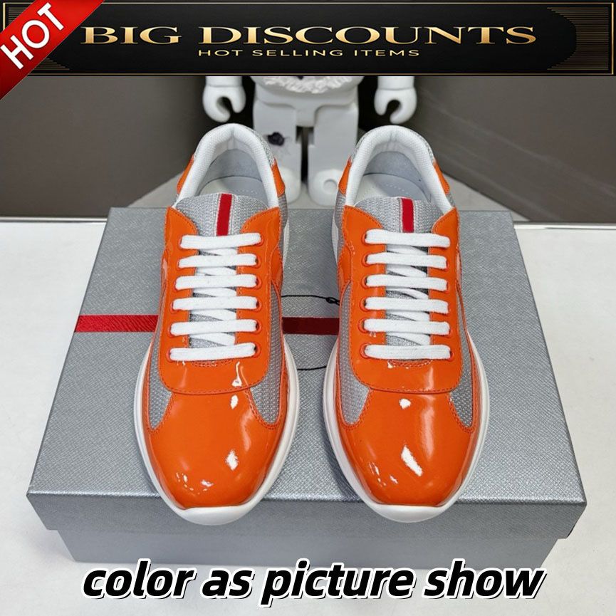 designer shoe cups sneakers shoes americas cup women men sneaker men sier red white grey aviation gold black royal blue mango loden green - 6 of 9