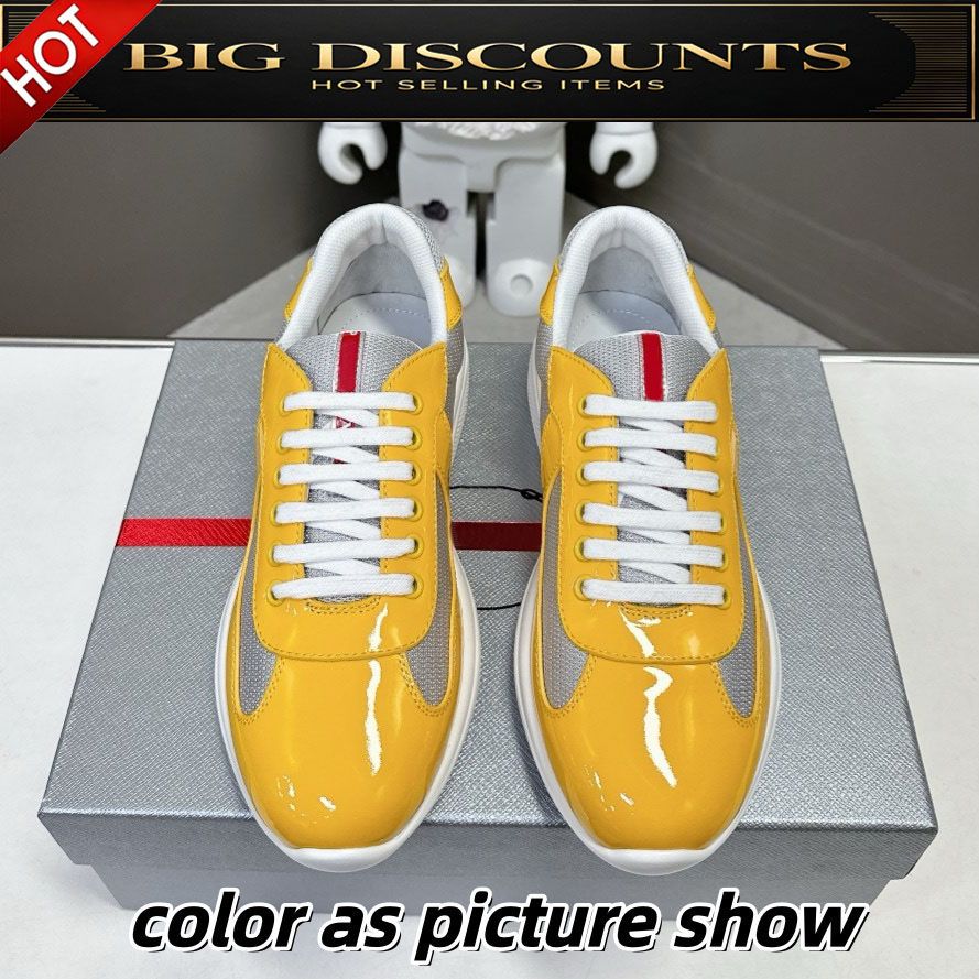 designer shoe cups sneakers shoes americas cup women men sneaker men sier red white grey aviation gold black royal blue mango loden green - 5 of 9