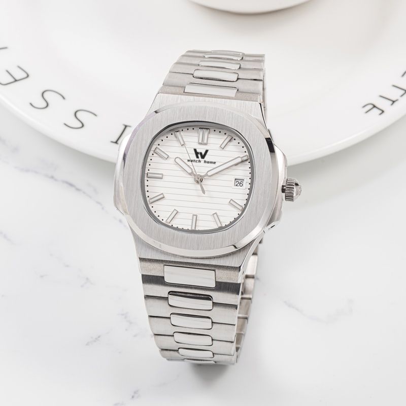 men's watch automatic mechanical skeleton watch classic style 42mm stainless steel sapphire luminous - 6 of 9