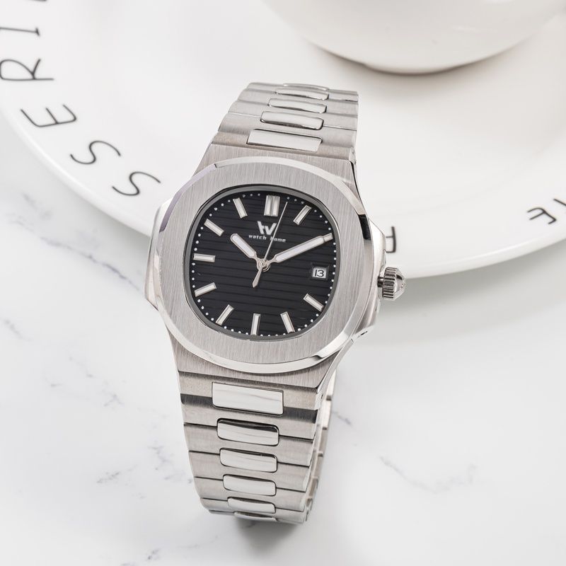 men's watch automatic mechanical skeleton watch classic style 42mm stainless steel sapphire luminous - 3 of 9