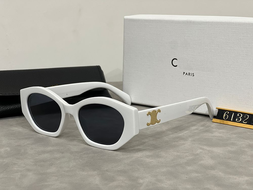Fashion Luxury Designer Sunglasses Brand Men's and Women's Small Squeezed Frame Glasses Premium UV 400 Polarized Sunglasses - 7 of 7