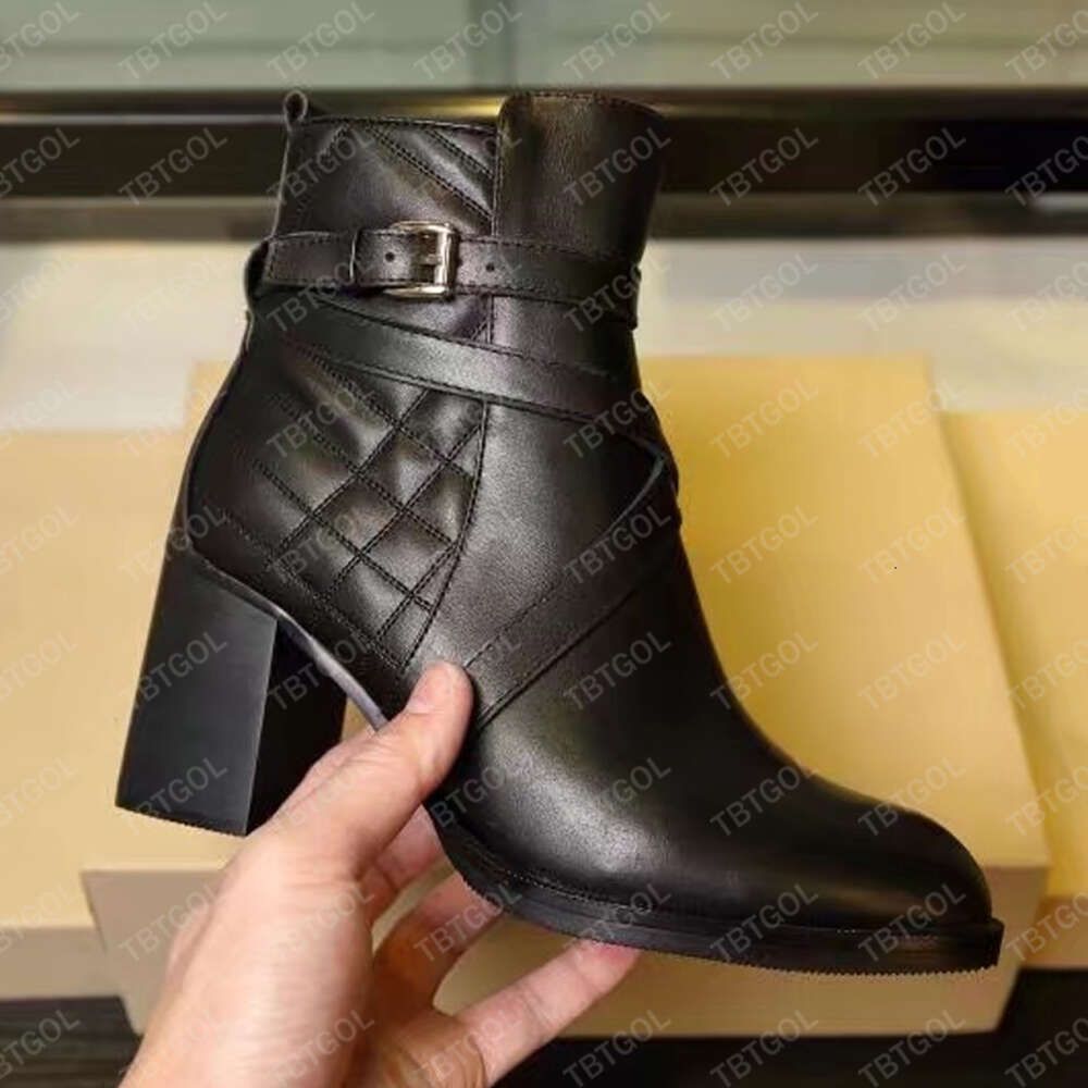 designer boots check leather ankle boots women martin boots over the knee high boots low heel real leather warm booties snow shoes winter boots high heel boots 633 - 4 of 8