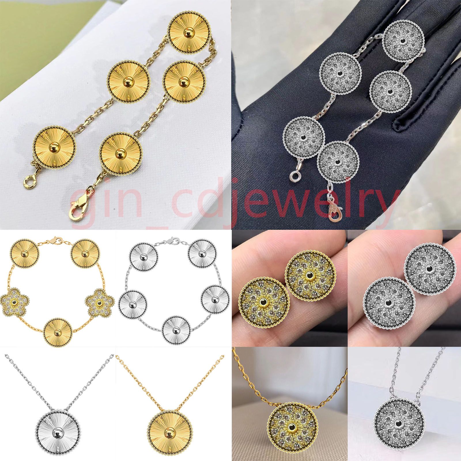 Classic Lucky Clover Necklace Bracelet Earrings Womens and Girls Valentine's Day Mother's Day Engagement Jewelry - 1 of 8