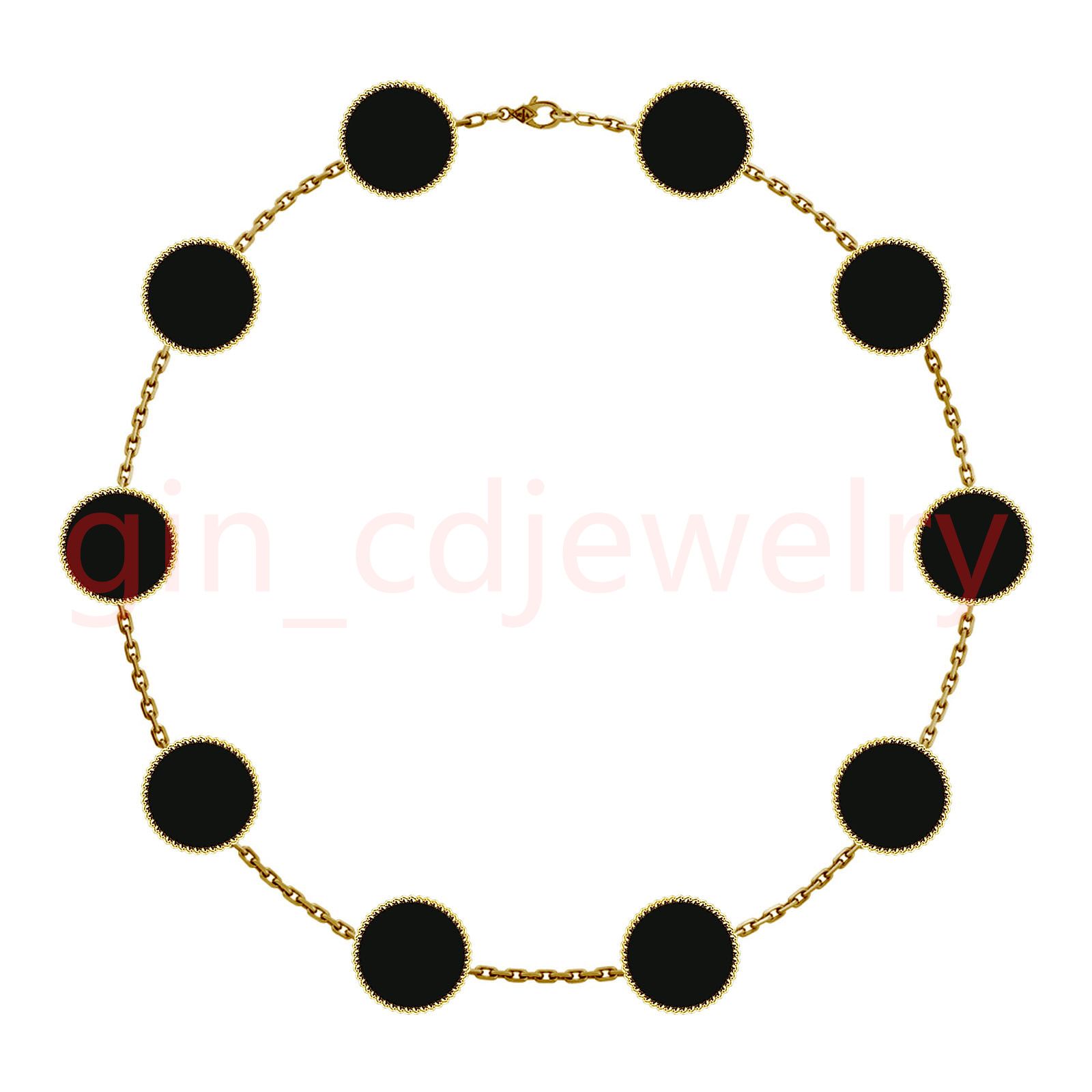 Fashion Classic Lucky 10 Flower Necklace Ladies and Girls Valentine's Day Mother's Day Engagement Jewelry - 6 of 8