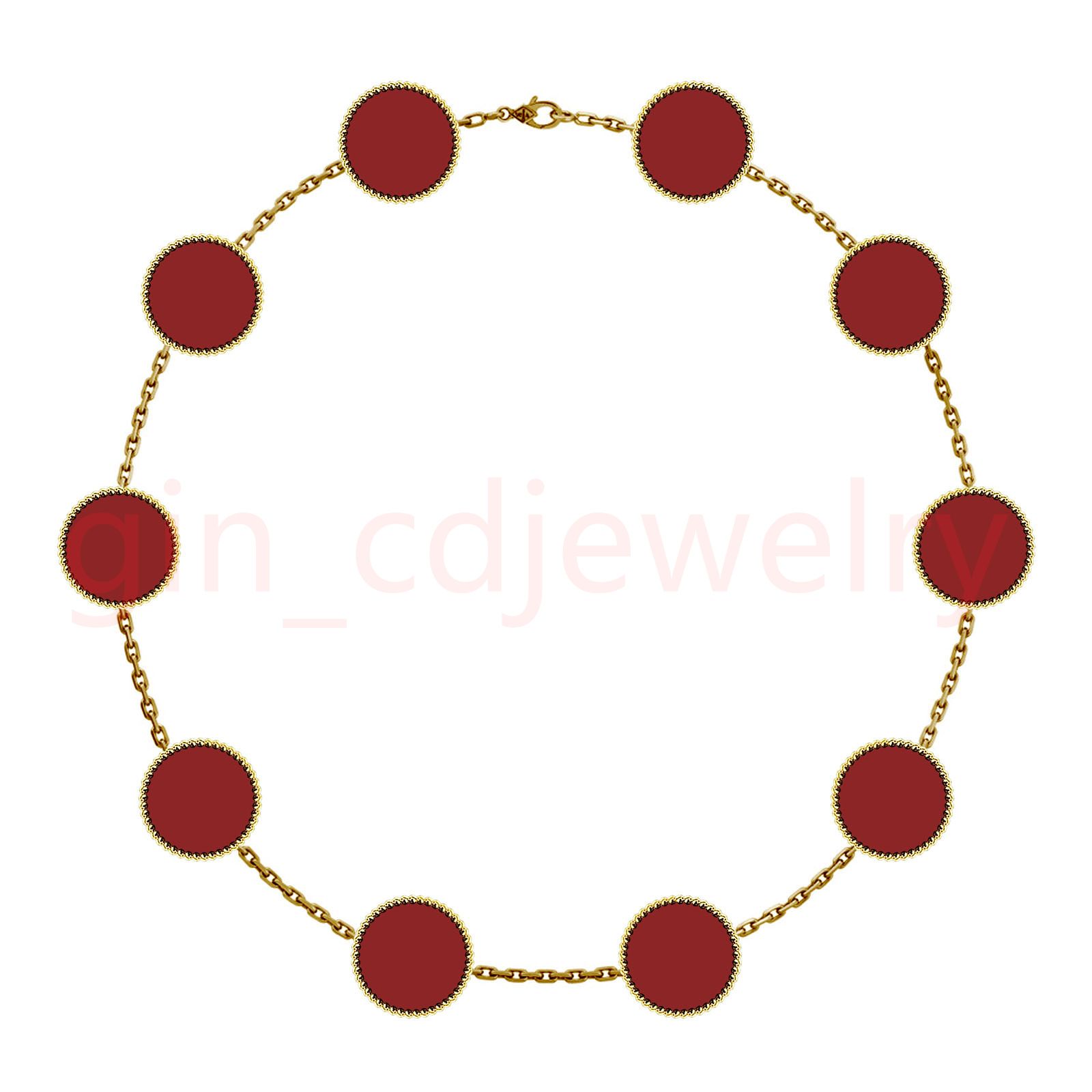 Fashion Classic Lucky 10 Flower Necklace Ladies and Girls Valentine's Day Mother's Day Engagement Jewelry - 2 of 8
