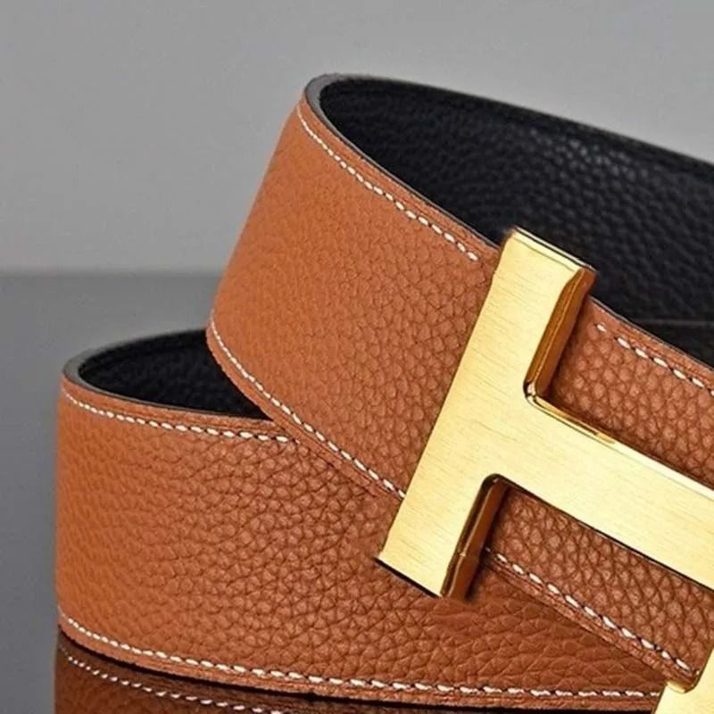 Luxury belt quiet For Women Men Belts Genuine Leather Width Casual Business High-Quality Multiple Optional Designer Fashionable Gift with box - 4 of 8