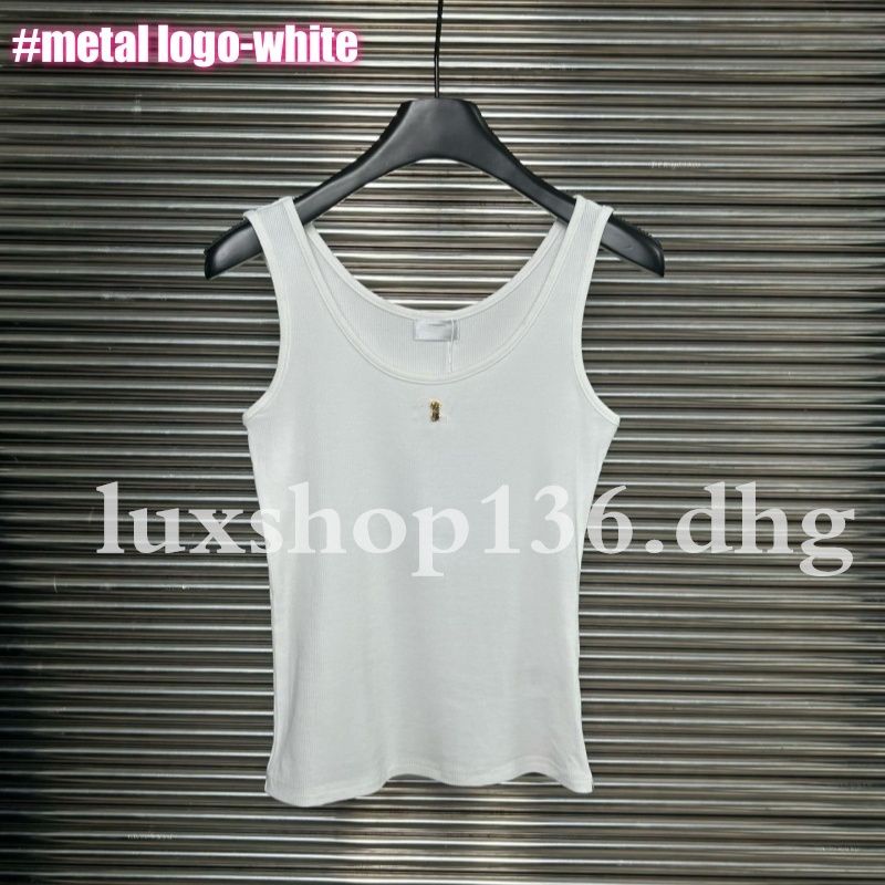 Fashion Designer Top Women Knitted Metal Letters Tank top Summer Fashion Clothing - 8 of 8