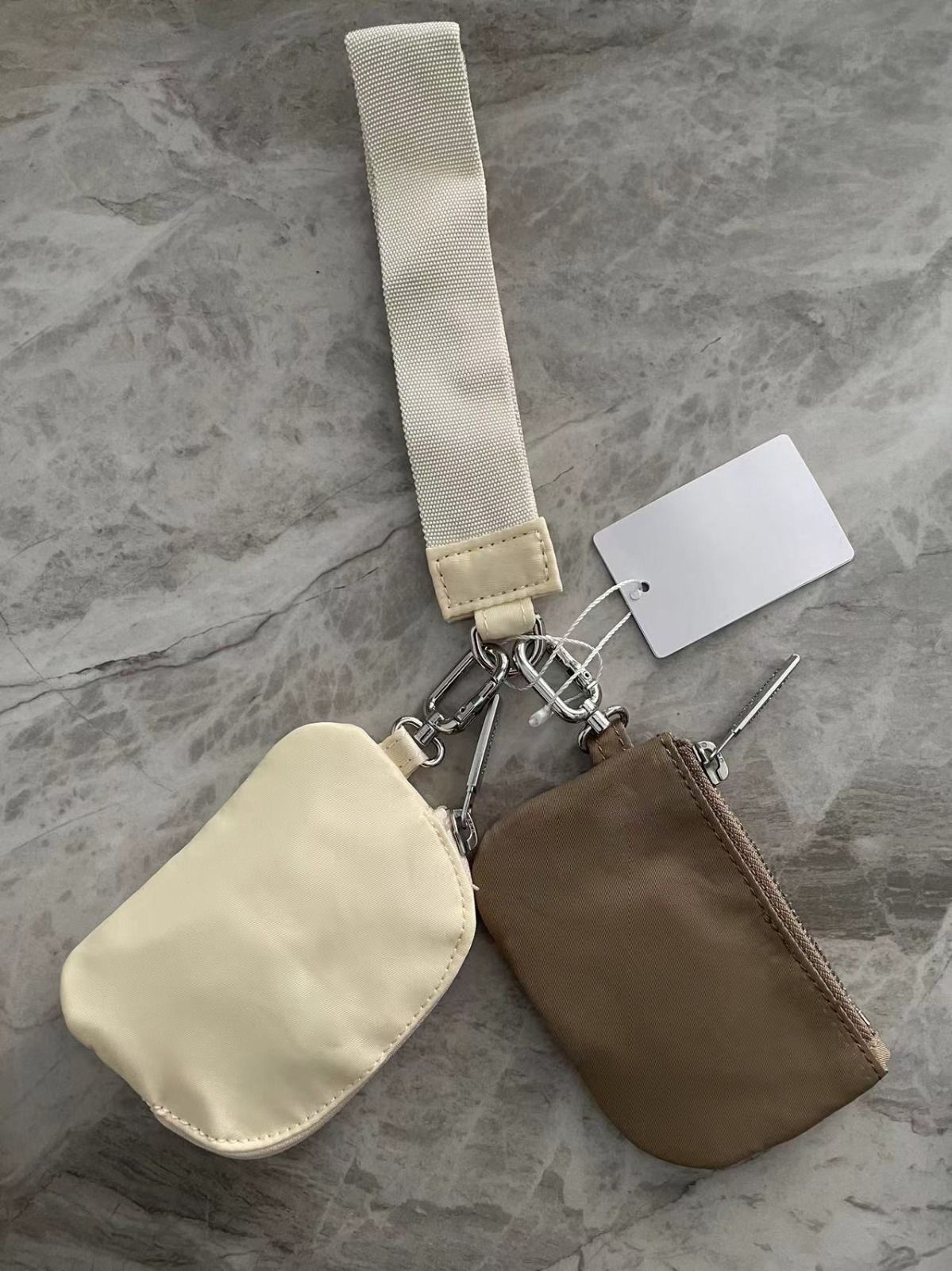 High quality yoga sport keychain mens and womens chain storage coin purse butler key mini lululies bag 02 - 5 of 6