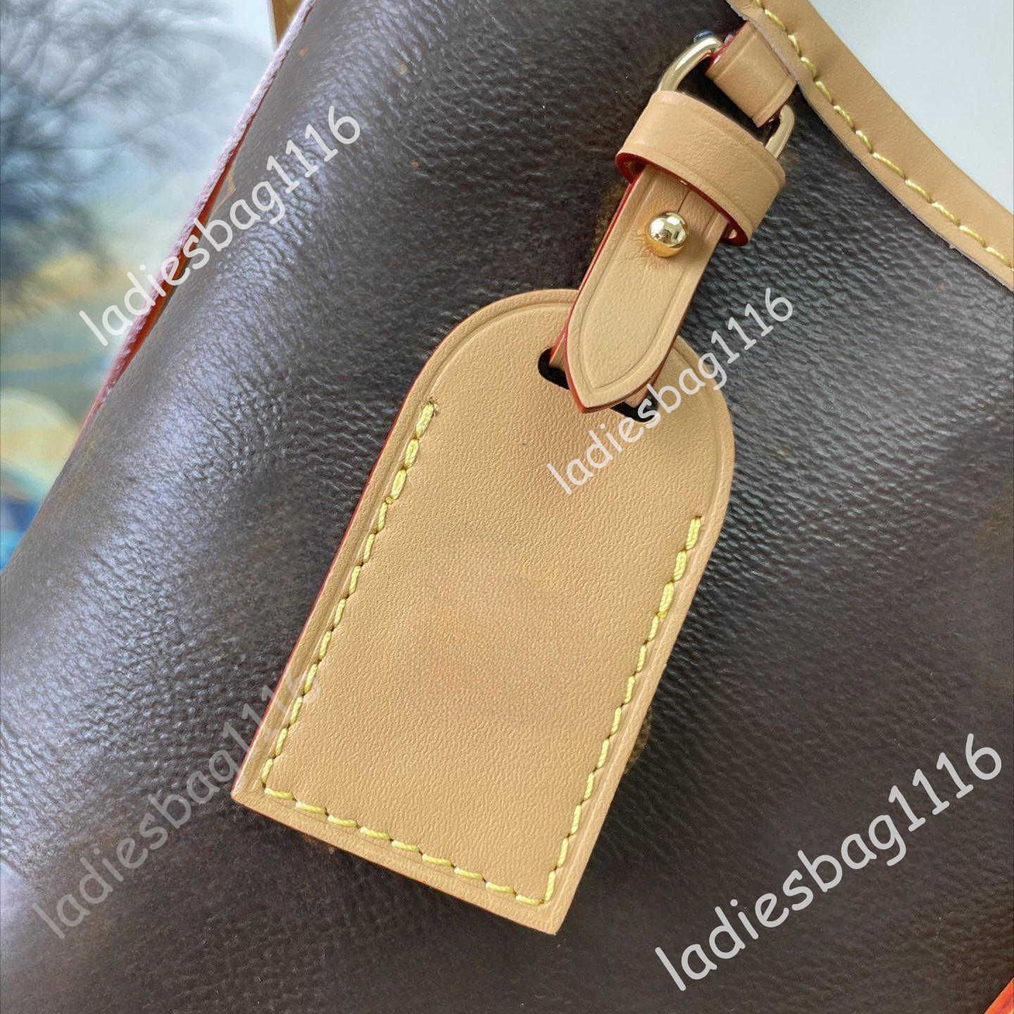 High quality Carryall Shoulder Bags Fashion MM PM Tote Bag Designer Womens Handbags Canvas Leather Vintage Carry All 2 In 1 Hobo With Wallet detachable shoulder strap - 4 of 8