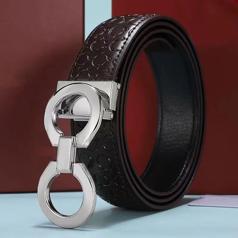 Belt Designers Belt classic buckle genuine leather belt 16 styles belts luxury aa 675542 724127 unisex men women adjustable letter belts - 2 of 9