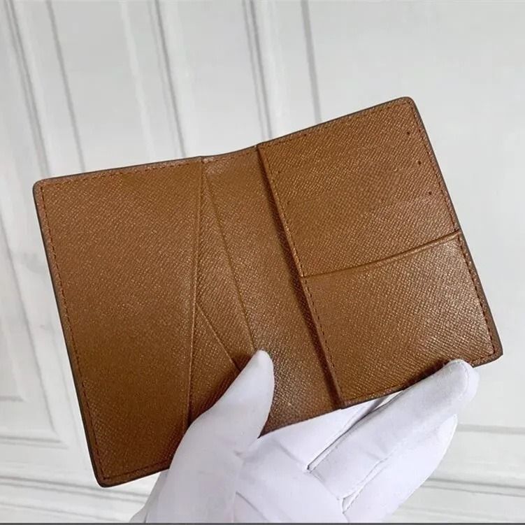 Designer wallet key chain pouch women Card Holder keychain Fashion purses embossed leather purse credit card mini wallets lady short money clutch bag with box PRPU - 8 of 8