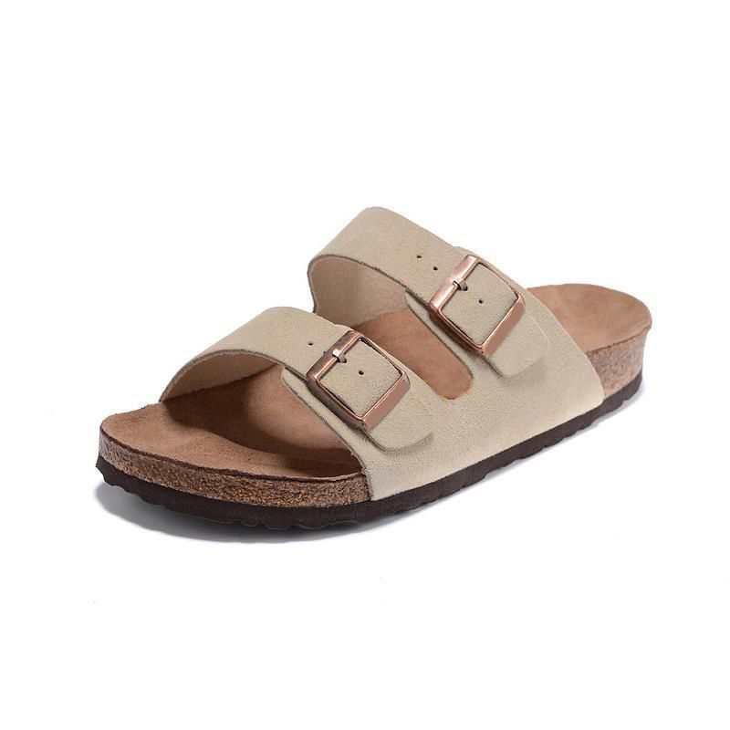 Clog Slippers Designer Clogs Sandals Summer Womens Mens Cork Slides Suede Leather Pantoufle Flip Flops Casual Scuffs Beach Shoes Size 35-46 - 8 of 9