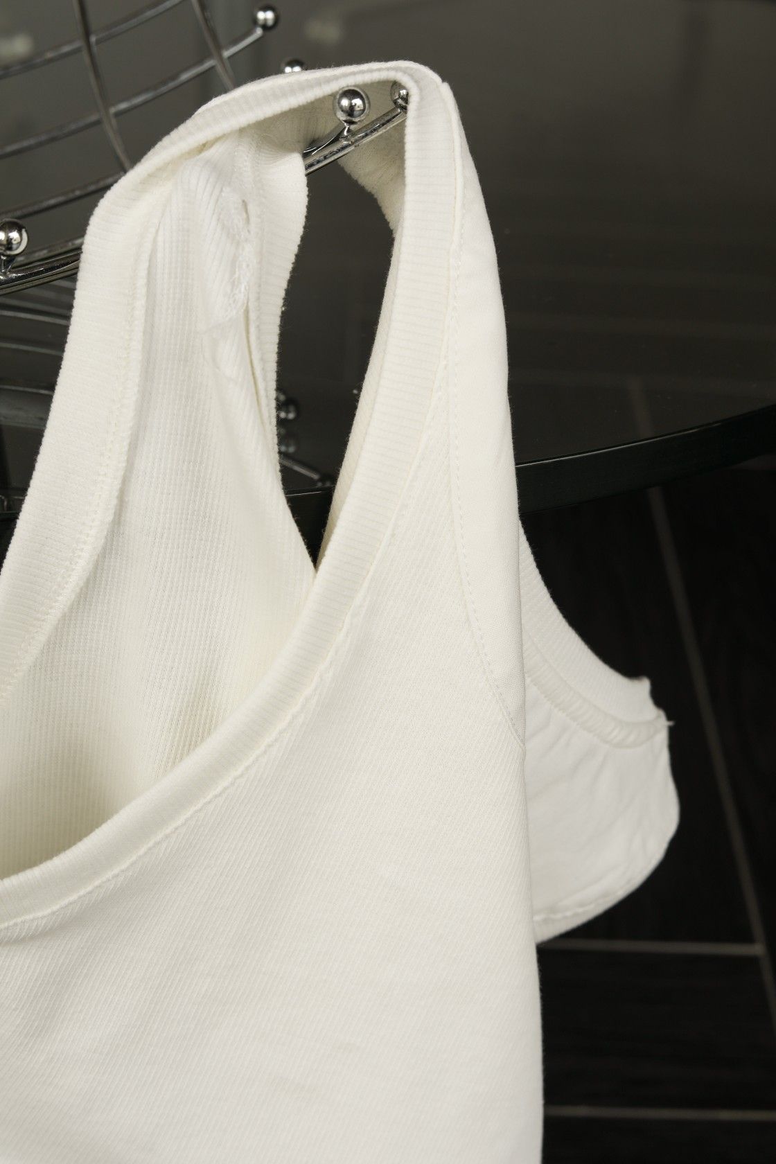 Designer tank top women tanks camis anagram-embroidered cotton-blend tank tops designer vest ladies solid vintage t shirt femme mens tanktop asian size s-xl - 8 of 9
