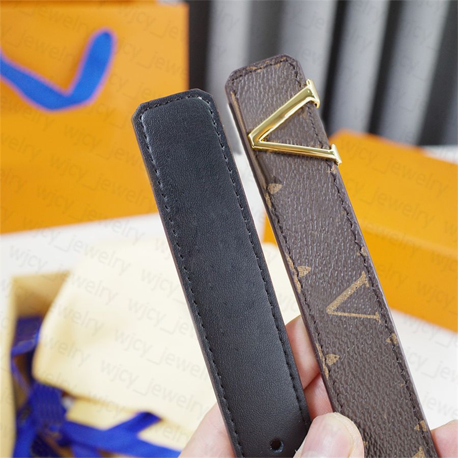Real Leather Designer Belt Woman Belts Man Smooth Buckle Width 2.5cm & 4.0cm Cowskin Classic Golden Silver Color Letters Design - 4 of 8