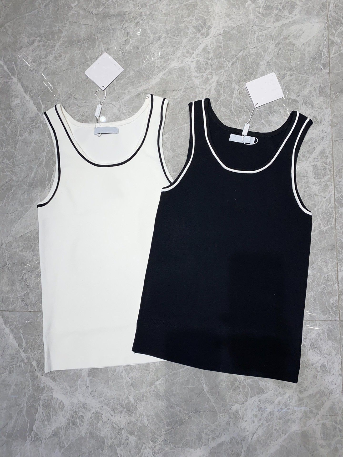 Brand Fashion Women's Tank Top Camis Embroidery Print Slim Vest Daily Casual Clothing - 7 of 8