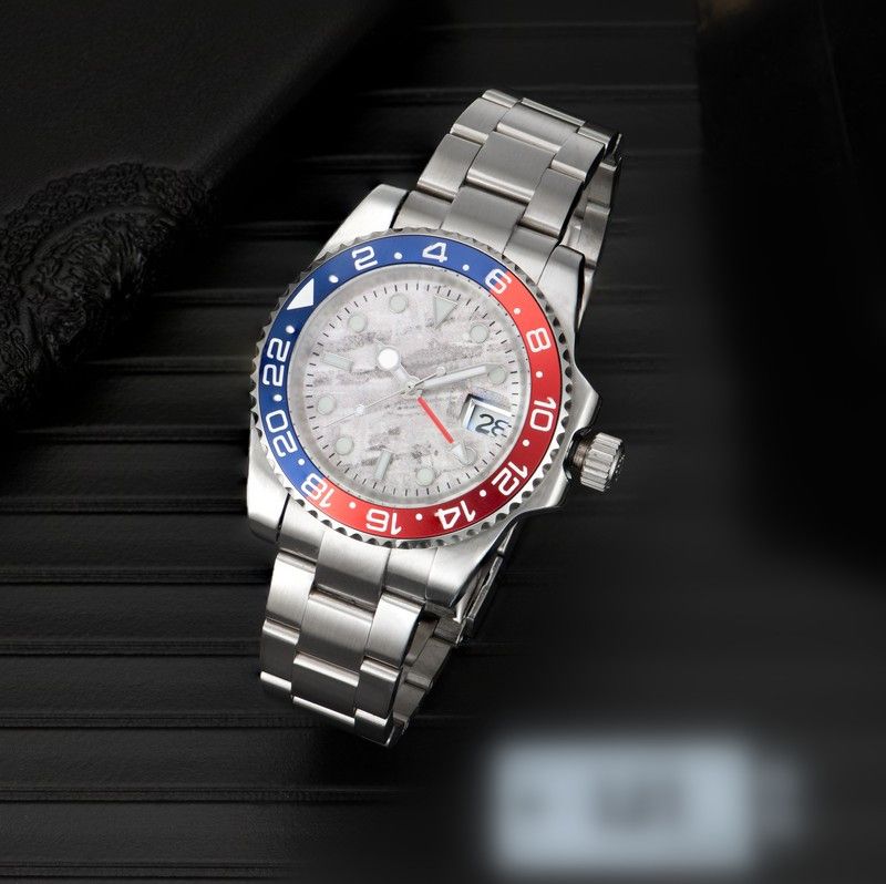 Mens/Womens Watches Automatic Mechanical 40mm Watch 904L Stainless Steel Blue Black Ceramic Sapphire glass luminous WristWatches montre de luxe gifts - 6 of 9