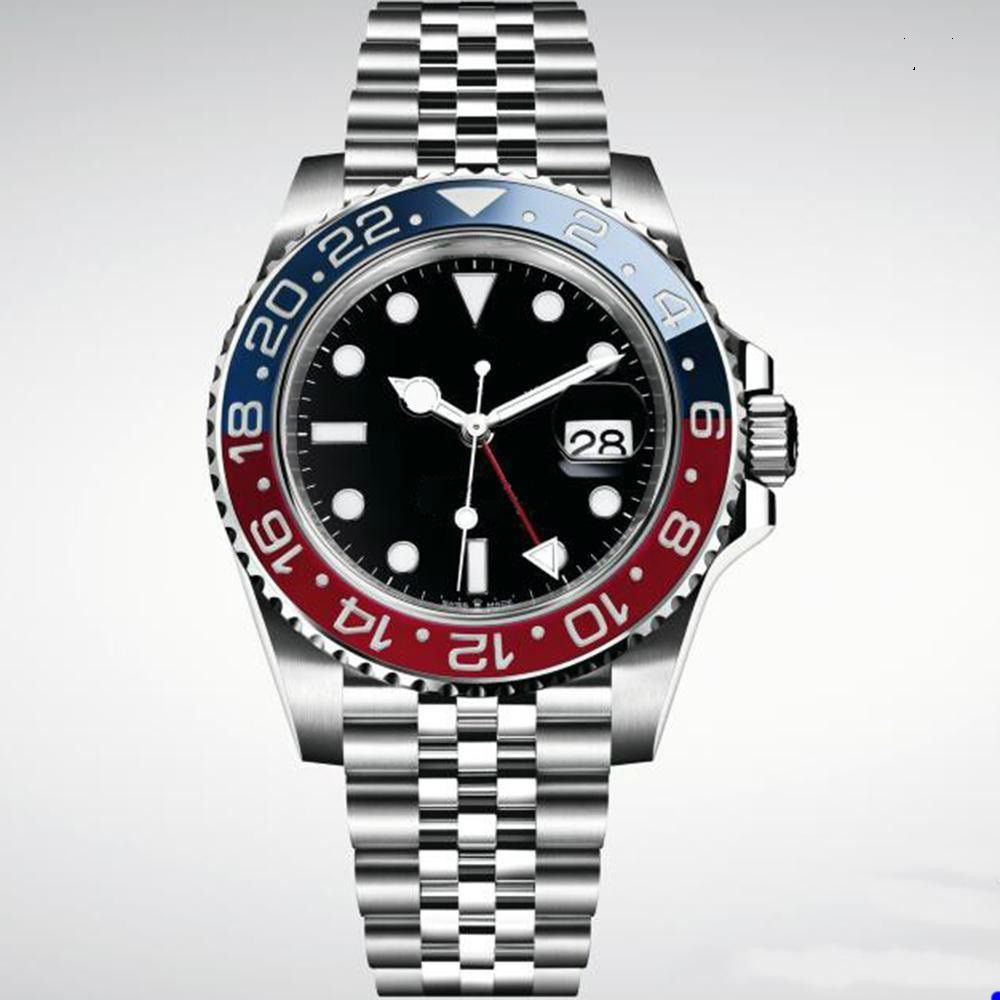 Mens/Womens Watches Automatic Mechanical 40mm Watch 904L Stainless Steel Blue Black Ceramic Sapphire glass luminous WristWatches montre de luxe gifts - 2 of 9