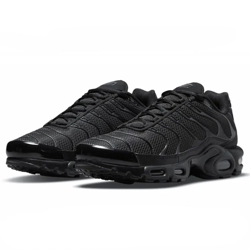 with box running tn shoes men women tns utility designer sneakers triple black white red navy blue pink green brown mens womens tnss outdoor sports trainers - 5 of 9