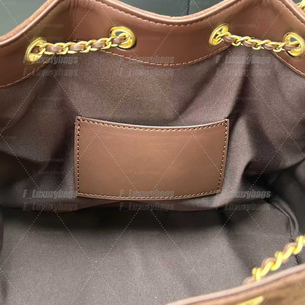 Evening Bags Shoulder Bags Designer shoulder diamond check long chain fashion bucket crossbody bag Big homeless person 25 suede leather grey casual luxury brand - 7 of 8