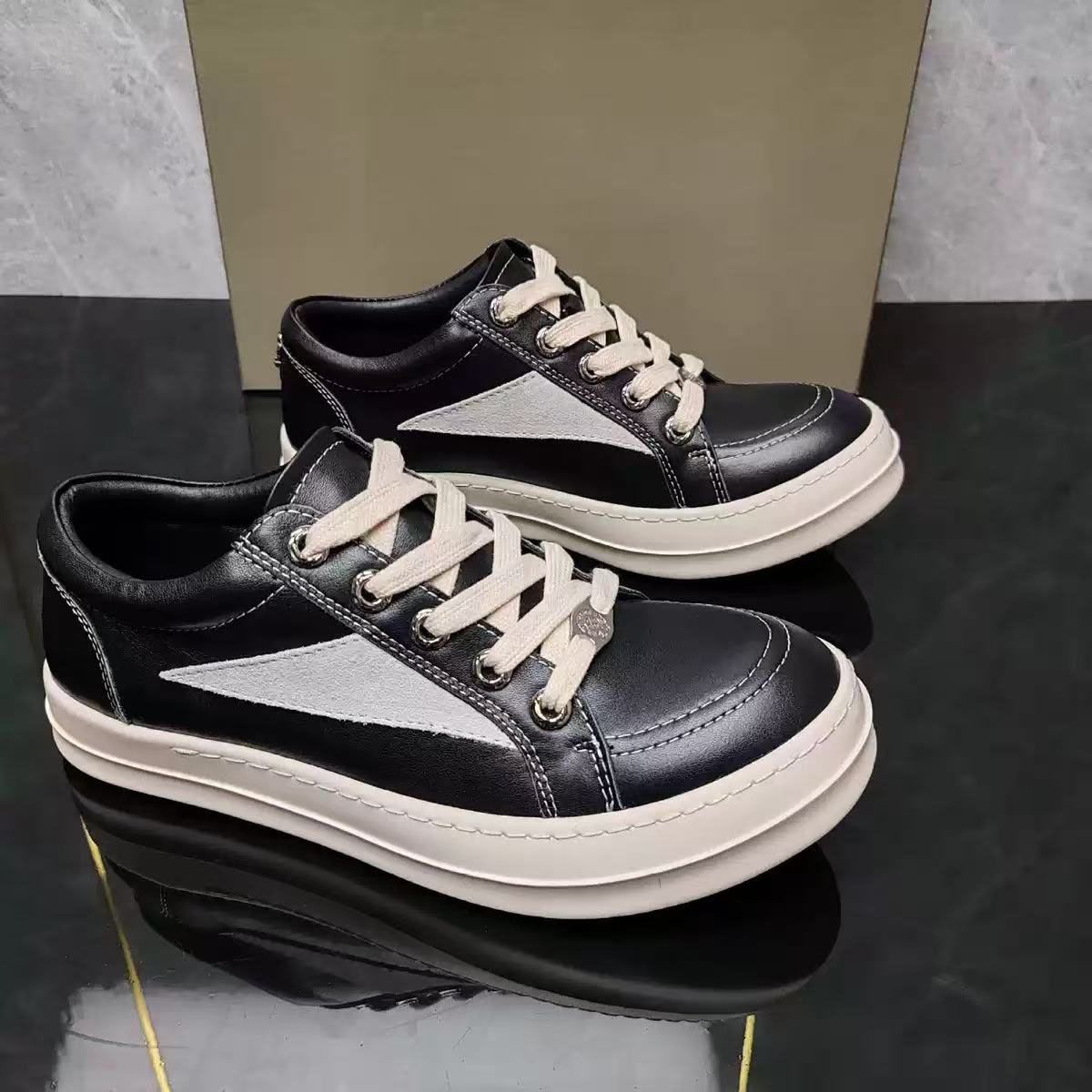 Designer Geobasket Sneakers Vintage Casual Running Shoes Runaway Low Top Genuine Leather Canvas Suede Runner Trainers Men Women Lace-up Shoe 35-46 - 3 of 9