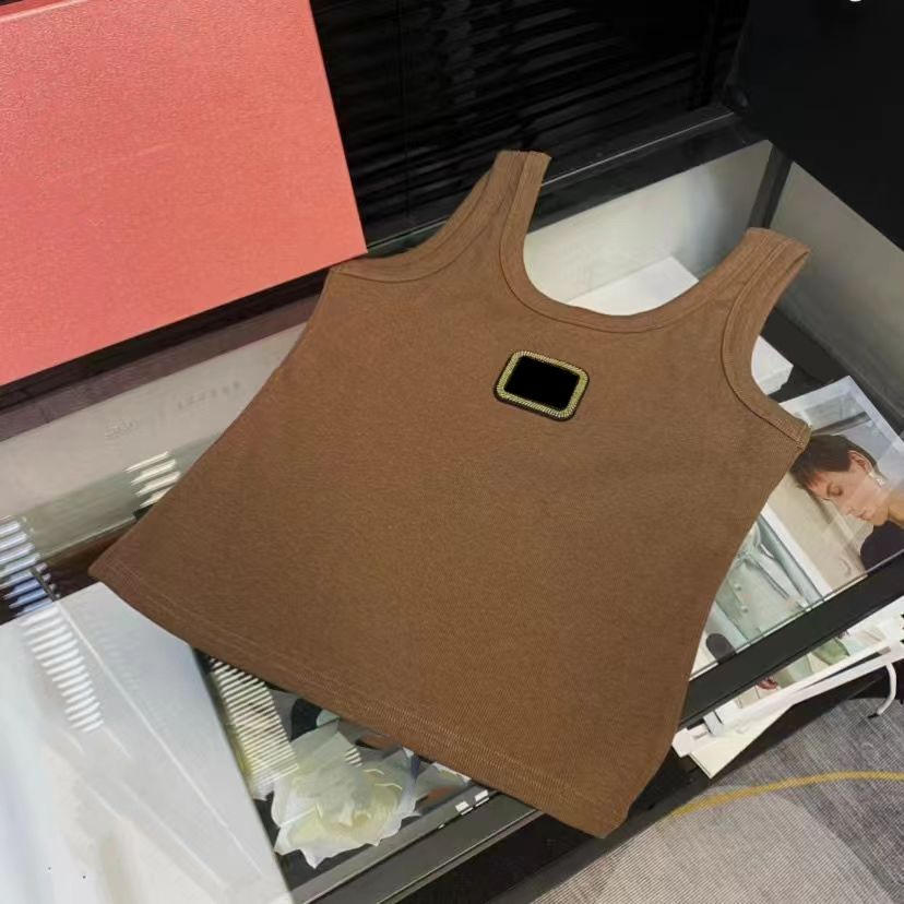 9A Womens T Shirt Tees Shirts Vest Designer Tank Summer Short Sleeves Round Neck Woman Tops T-Shirts With Embriodery Tshirts S-3XL - 5 of 7