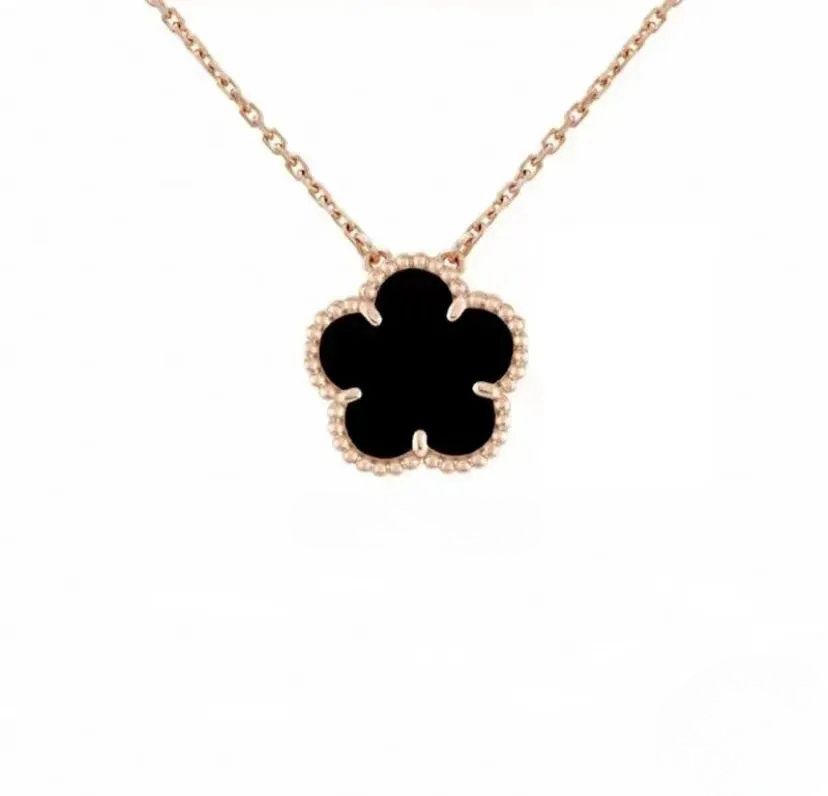 flower necklace designer for women classic clover necklace 15mm stainless steel iewlery mother of pearl diamonds pendant necklace designer iewelry women gift box - 9 of 9