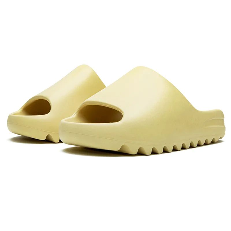 free shipping with box designer mens womens slides slippers sandals desert sand Bone Resin Slate Grey Glow Green slide sandal shoes summer - 4 of 8