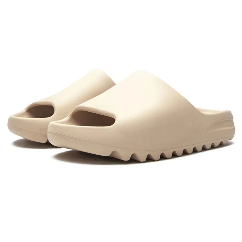free shipping with box designer mens womens slides slippers sandals desert sand Bone Resin Slate Grey Glow Green slide sandal shoes summer - 5 of 8