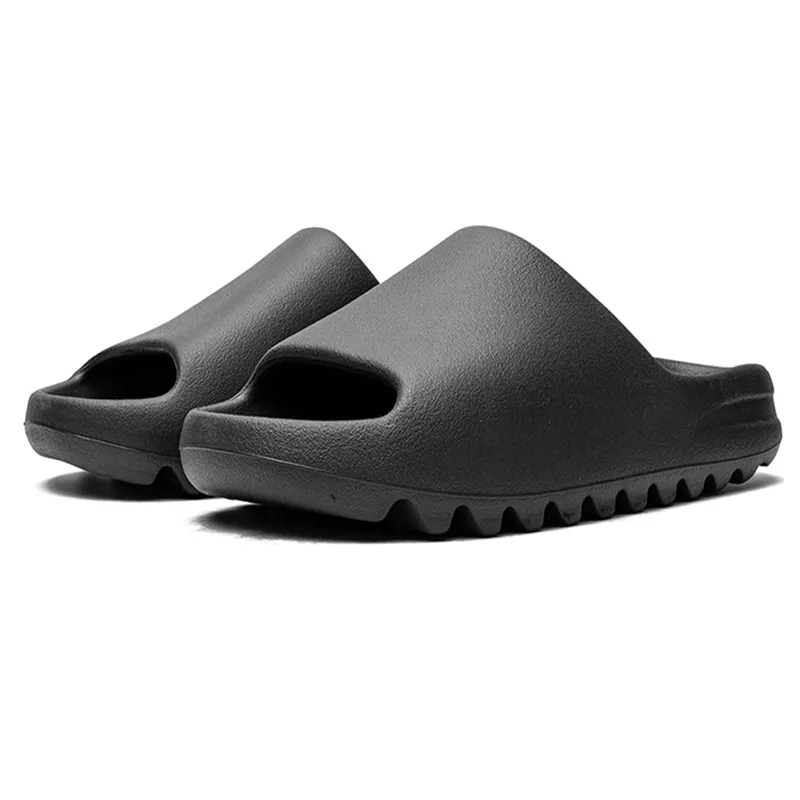 free shipping with box designer mens womens slides slippers sandals desert sand Bone Resin Slate Grey Glow Green slide sandal shoes summer - 2 of 8